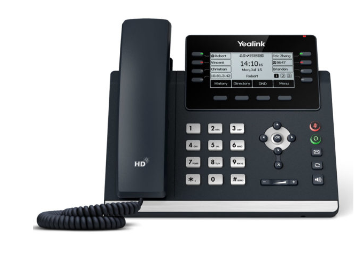 A picture of a Yealink T42S IP Handset